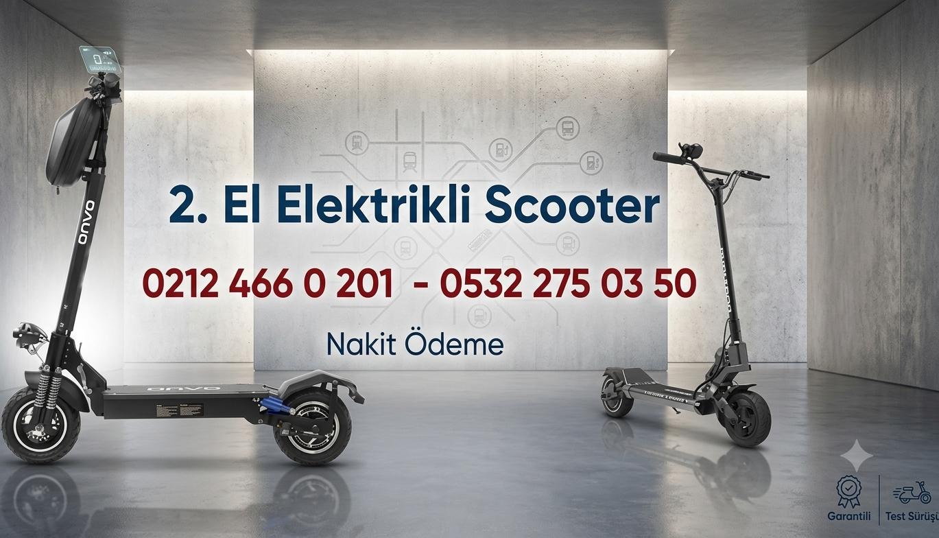 2.El Elektrikli Scooter Alan Yerler